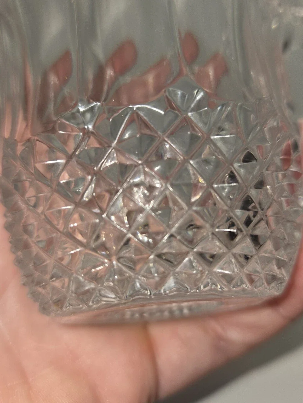 Vintage Glass Creamer Germany Small Chip